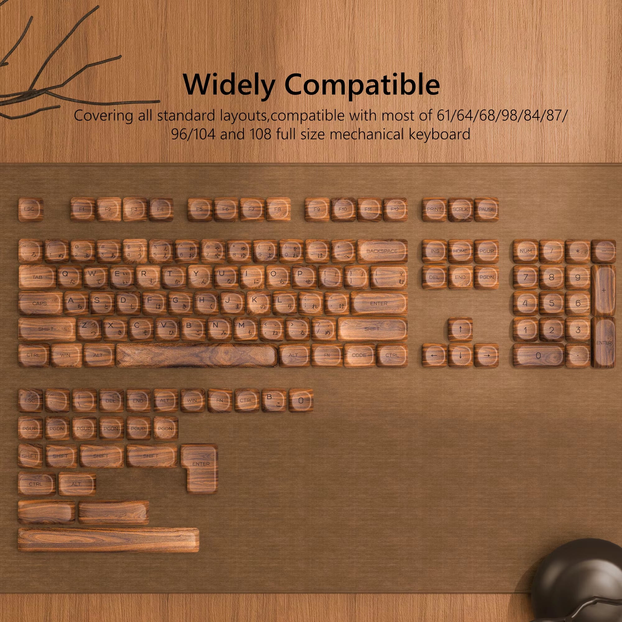 142 Keys Bow PBT Keycaps MOA Profile PBT Dye Sublimation DIY Key Caps for 61/87/104 Cherry MX Switch Gaming Mechanical Keyboard