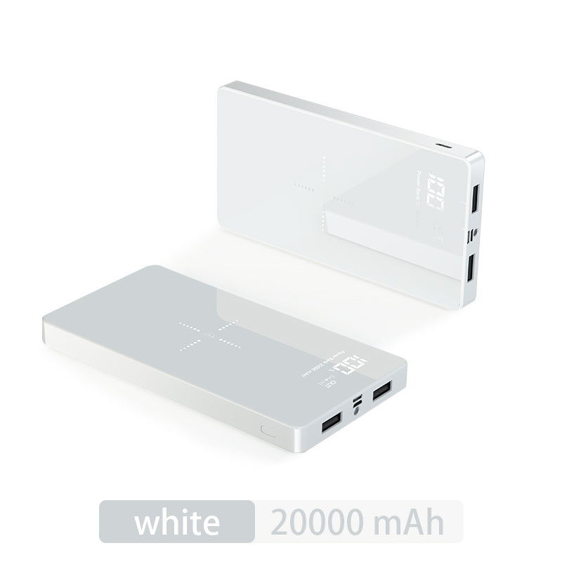 Ultra-Large Capacity Power Bank 20000MAH Mirror