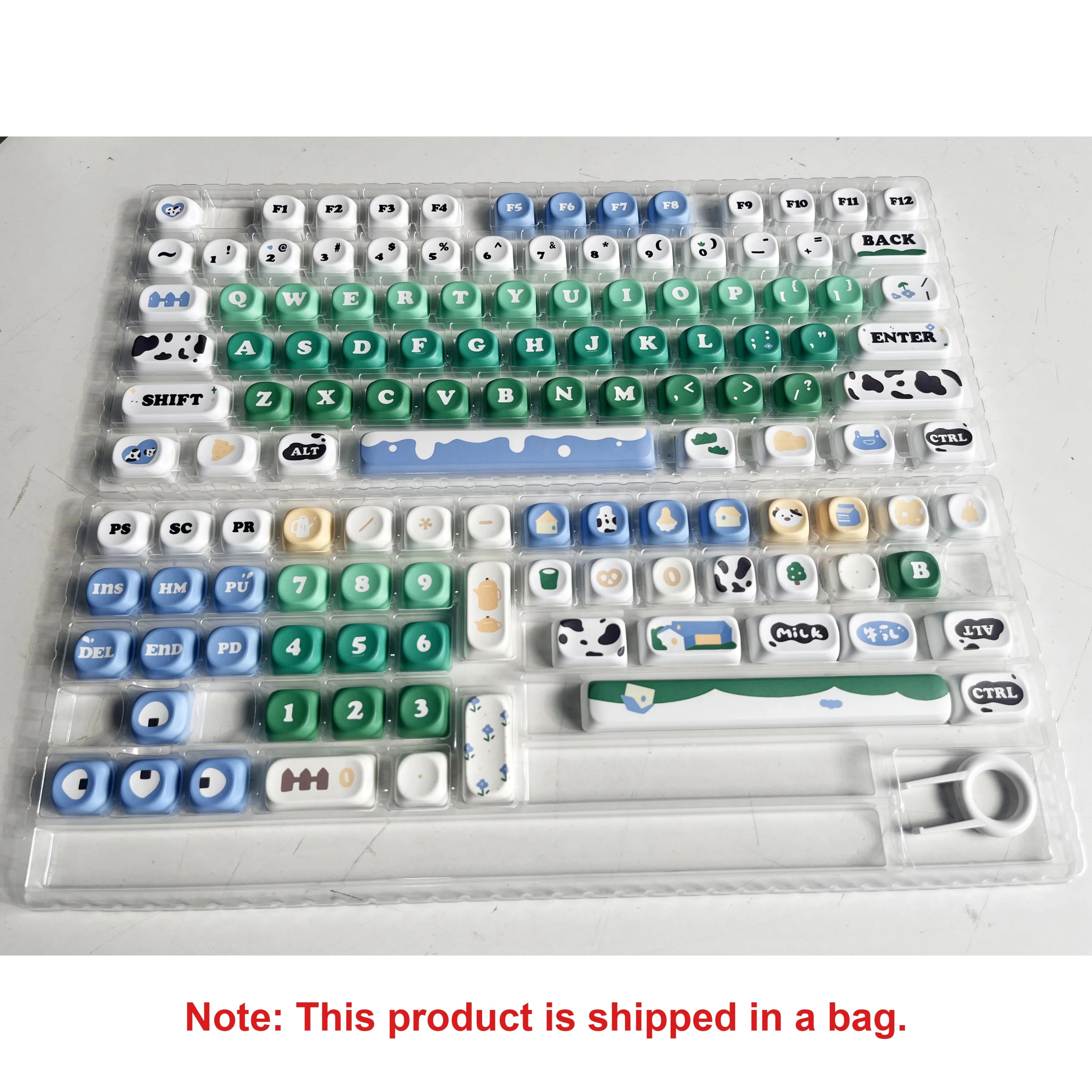 142 Keys Bow PBT Keycaps MOA Profile PBT Dye Sublimation DIY Key Caps for 61/87/104 Cherry MX Switch Gaming Mechanical Keyboard