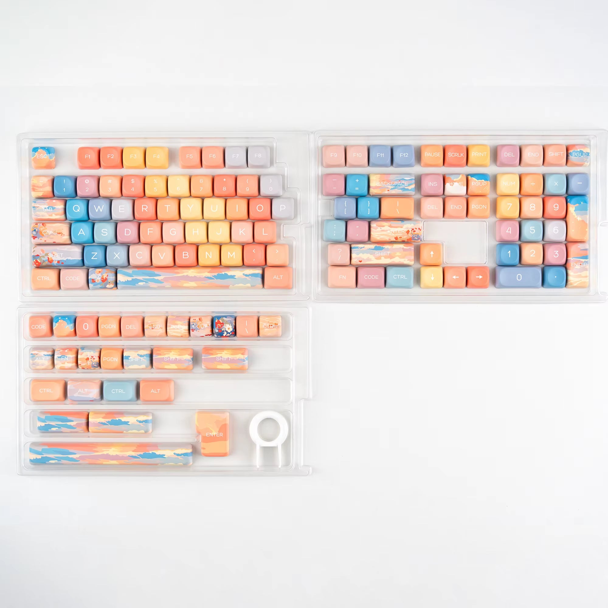 142 Keys Bow PBT Keycaps MOA Profile PBT Dye Sublimation DIY Key Caps for 61/87/104 Cherry MX Switch Gaming Mechanical Keyboard
