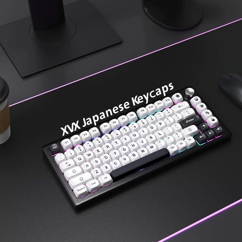 142 Keys Bow PBT Keycaps MOA Profile PBT Dye Sublimation DIY Key Caps for 61/87/104 Cherry MX Switch Gaming Mechanical Keyboard
