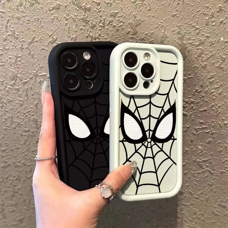 Cool Spider Man Plain Multistep TPU Soft Phone Case for Iphone 16 14 15 plus 13 Pro Max 12 11 X XS MAX XR 7 8 plus SE MINI 2024